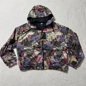 Nike Size M Multicolor Floral Women's Jacket